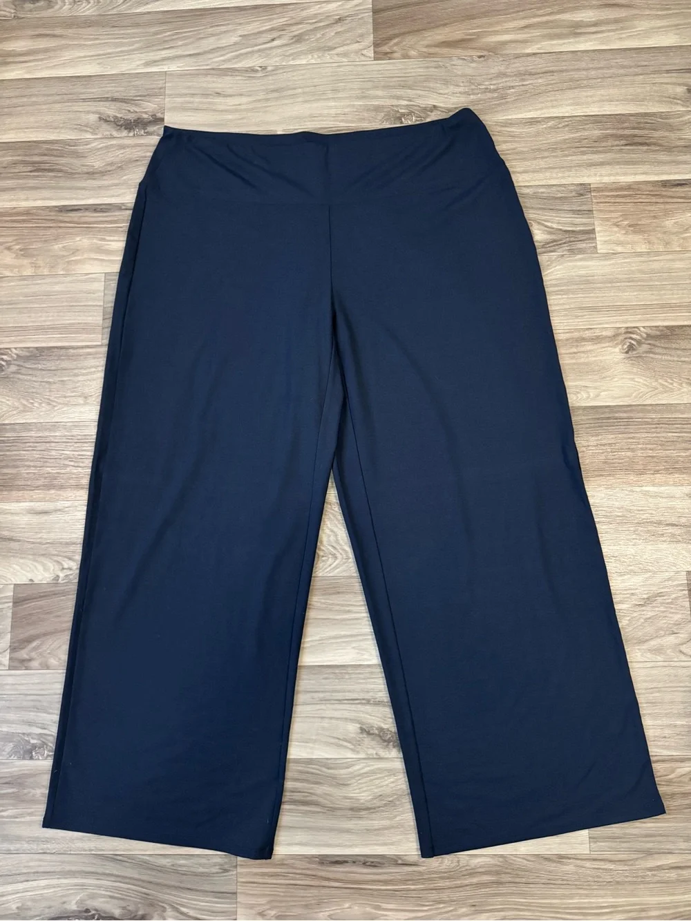 NWT J. Jill Wearever Collection Smoth-Fit Full Leg Pant in Deep Blue Size 3X